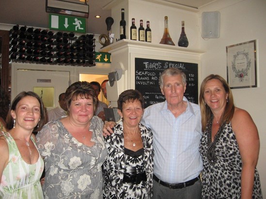 Us five celebrating Mum and Dad's 70th Birthdays - great memories x