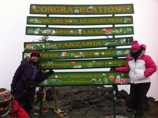 Ontop of Kilimanjaro 