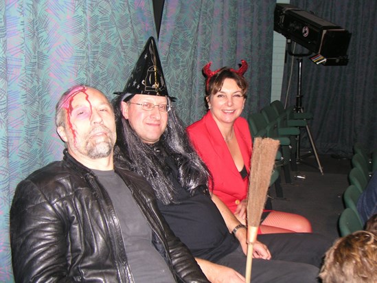 2003 Halloween - battle of the bands, not to mention battle of the makeups for Julia, Graham and Peter