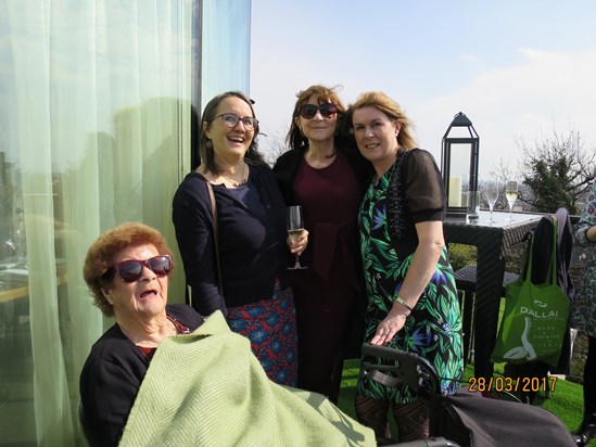 Party Girls celebrating 90 years of life at the Roof Top Gardens