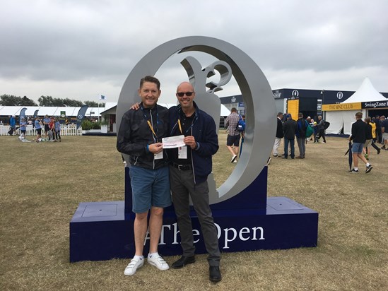 A great day out at The Open in 2017 .. 