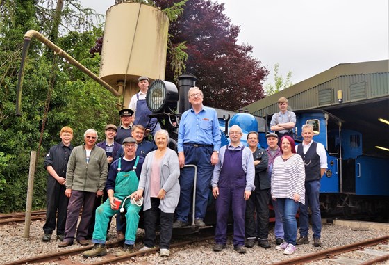 The Beeches Light Railway crew.