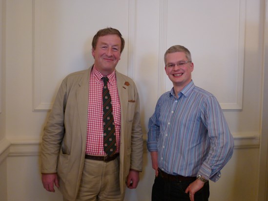 Retirement lunch at the Landmark Hotel, with Graham Cross, 2011