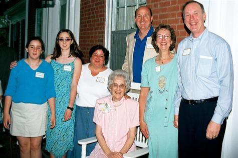 80th Birthday Celebration. From left to right: Rachel, Ruth, Terry, Margaret, Bob, Juanette, & Bill