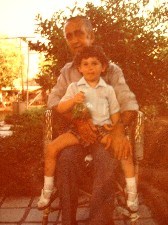 Me and my Grandpa, June 1983.