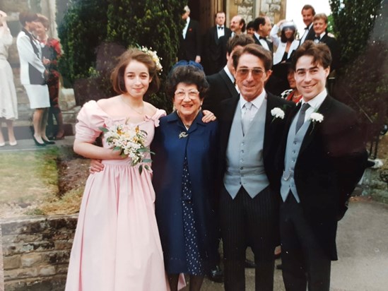 Vic, Grandma, Dad and Gary