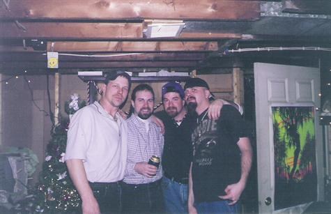 Aaron, Bob Jr., Wade & Derrick in 12-2000