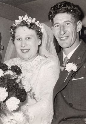 Wedding day - Fred and Sheila