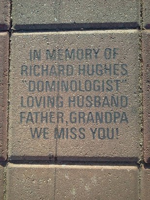 Memorial Brick for Dad, located in Lake Havasu City