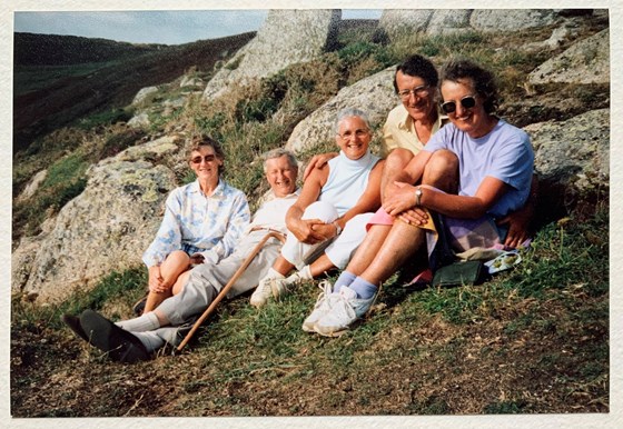 with Janet Lorimer/Fisher, Hugh, Robin and Audrey Edwards 1990