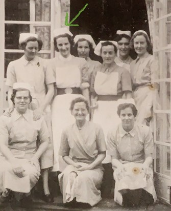 Beryl as a young nurse 