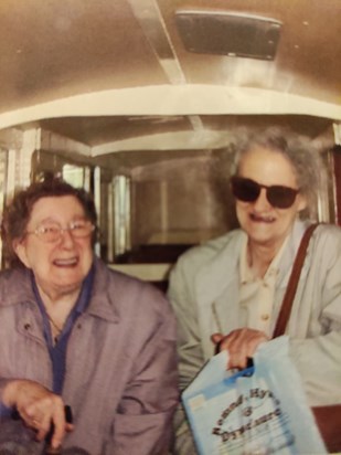 Beryl & Betty on the Romney, Hythe & Dymchurch Railway 2003