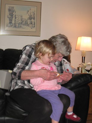 Ketta with her Grandma