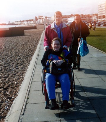 Hastings 1990s with Ange and Tina