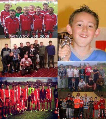 rest in peace mate love from all at Winwick U15 Wolves