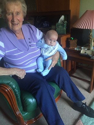 Granny and grand grandson Tyler