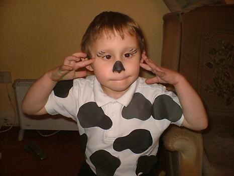 Cutest cow ever! Aged 4.