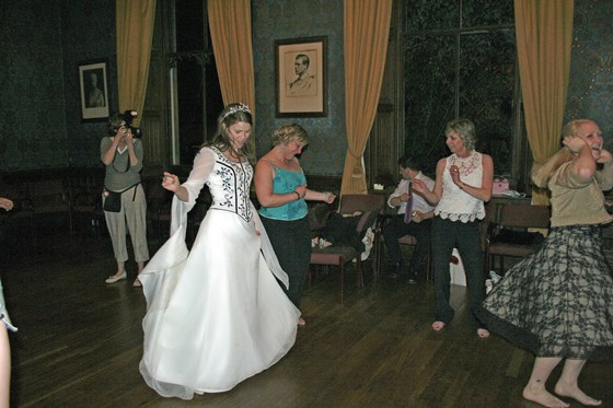 2005 Kate dancing at Kim and Chris' Wedding