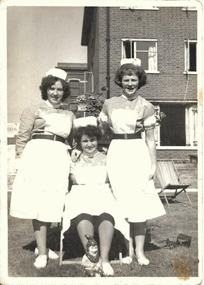 My Mother when young with two friends on either side