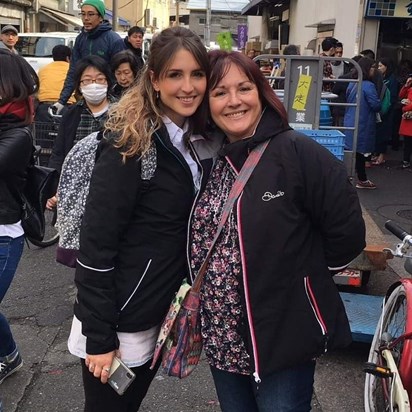 Pam & Her daughter Beth in Japan 