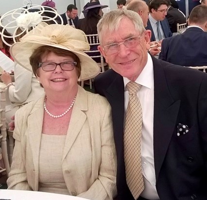 Mum and Dad (Wini and Alan) at Ascot!