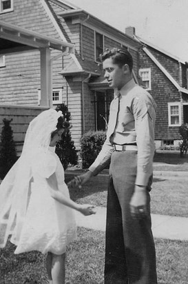 Wini in First Communion with her brother Neil!