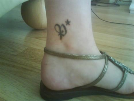 My tattoo for Philly (Inside of ankle)