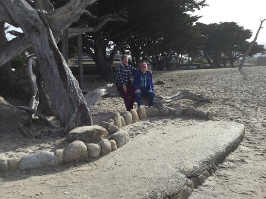 Mom and Dad Carmel, CA Beach