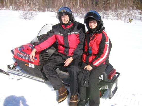 Snowmobiling