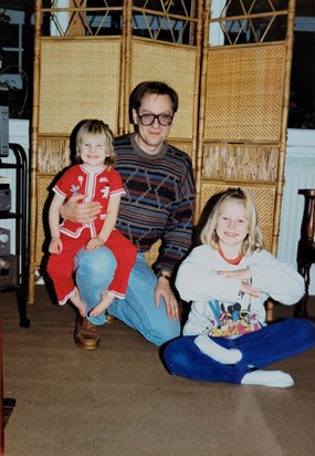 Robin, Caroline & Rosie circa 1992