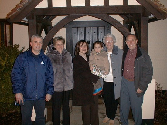 John and family with his Grandson, James