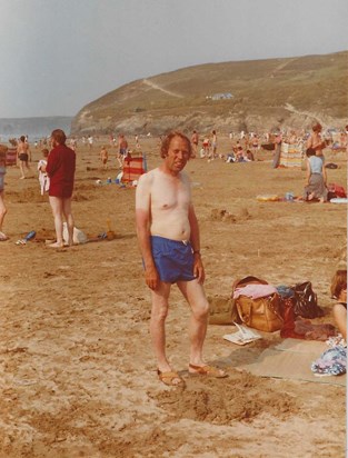 John on the beach