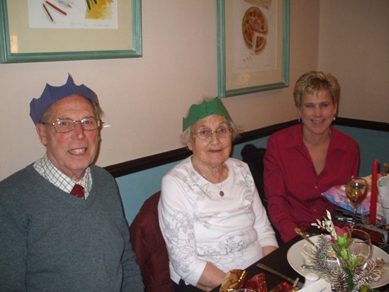 John with his sister Joan and daughter Alison