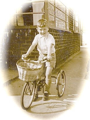 Ted on his bike
