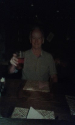 Raising a glass! These 3 photos were sent with happy memories & love from Alan's sister, Wendy xxx