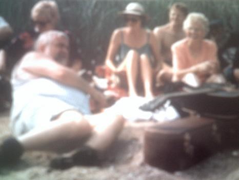 Isle of Bute folk festival beach party.. 1996..