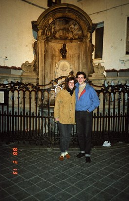 First picture together!, Brussels, 13th February 1988