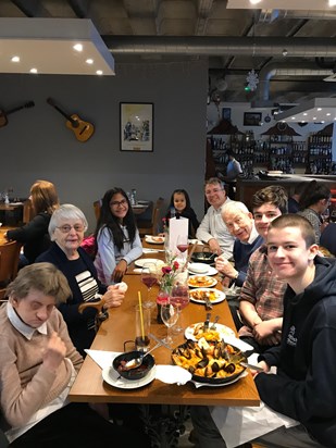 2018 Family Lunch at 'the Tapas'