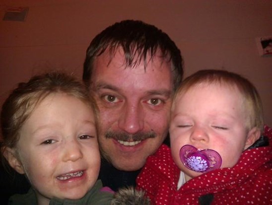 Two days left of Movember, Dad will be sooo proud of his son and gorgeous granddaughters!