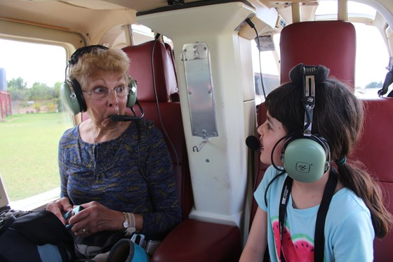 Helicopter ride over Victoria Falls with Poppy