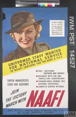 Anna Balmer after the British liberated Naples took a job in the NAAFI restaurant and kitchen