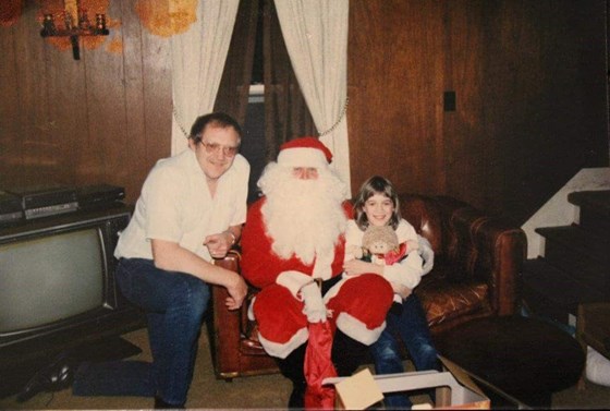 Dad, Santa and Marianne