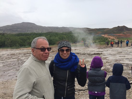 Dad & Charlotte in Iceland