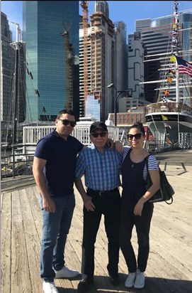 Dad, Daniel, & Charlotte in NYC