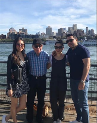 Dad, Daniel, Charlotte, Janet in NYC