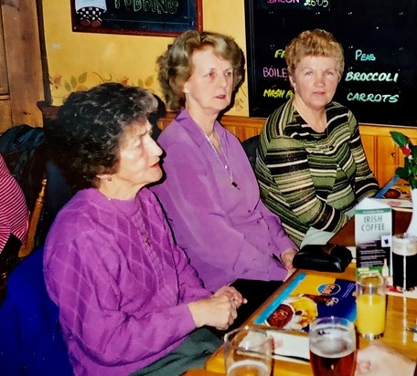 Sisters Eileen, Nancy & Chrissie.