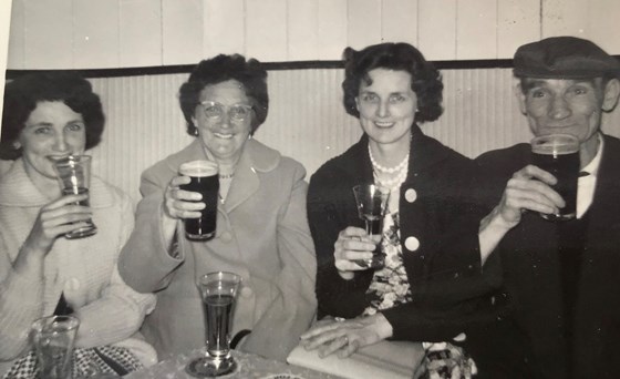 Eileen & Nancy with their Mum & Dad.