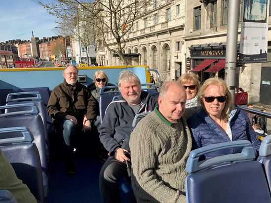 Dublin, my 60th with Jon and Jayne, Rhian and Steve