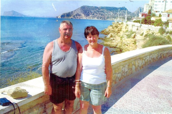 Ronnie & Dorothy on Holiday