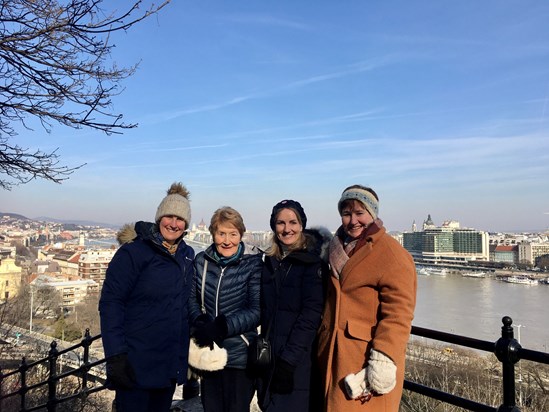 Budapest with Gillian, Ros and Karen